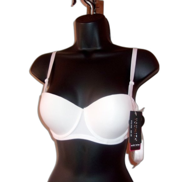 Youmita White Demi 40C Bra w/ Multiway Strap NWT - Picture 11 of 12